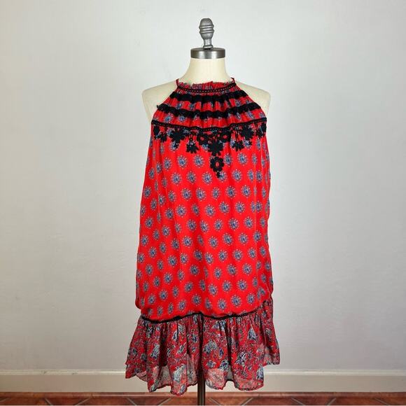 Anthropologie Carolina K Fiore Silk Halter Dress - Picture 2 of 8